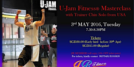 U-Jam Fitness® Masterclass with Trainer Chin Solo from USA primary image