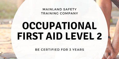 Occupational First Aid Level 2 tickets