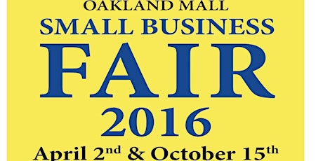 Small Business FAIR @ Oakland Mall, Troy * Michigan Crafters Marketplace * Saturday October 15, 2016 * 9-7 primary image