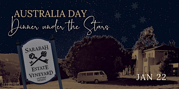 Australia Themed Dinner Under the Stars