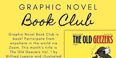 Graphic Novel Book Club tickets