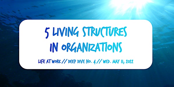 5 Living Structures in Organizations ~ Life at Work ~ Deep Dive 4