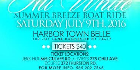 Hot Tips 5th Annual All White Boat RIde primary image