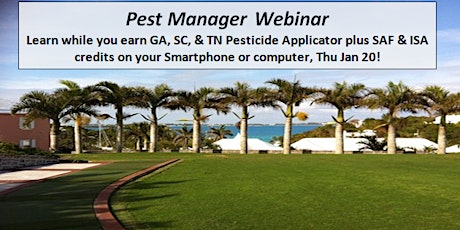 Pest Manager Webinar tickets