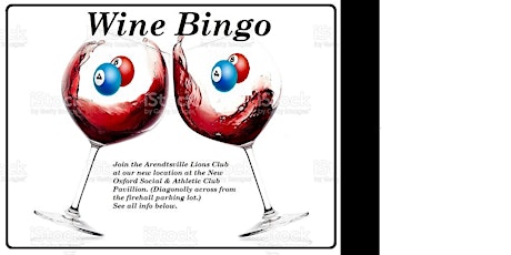 Wine Bingo tickets