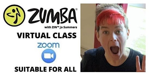 Thursday 6pm Virtual Zumba with ZIN Jo Summers  primärbild