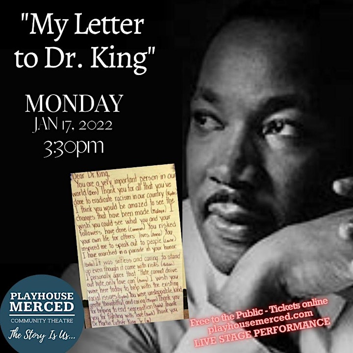
		"My Letter to Dr. King" Live Stage Performance image
