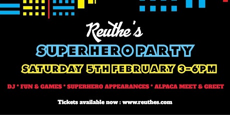 Superhero Kids Party tickets