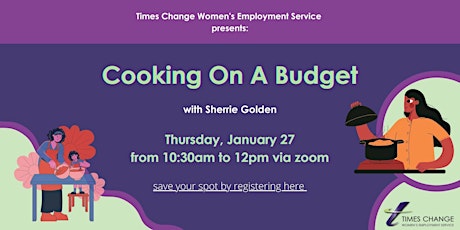 Cooking On A Budget tickets