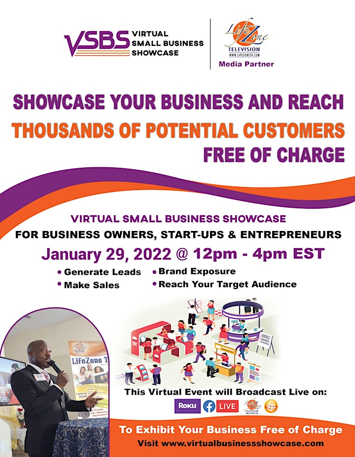 Virtual Small Business Showcase - For Business Owners and Start Ups image