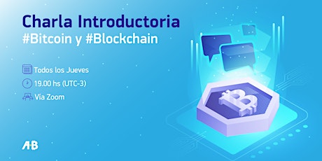 Charla introductoria a Bitcoin y Blockchain 2022 billets