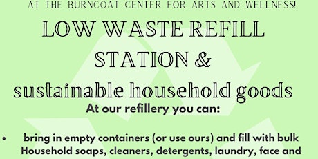 Refillery and Zero waste store located in Worcester, MA tickets