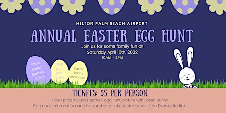Annual Easter Egg Hunt- Hilton Palm Beach Airport tickets