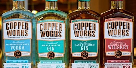Bring  in 2022 with Vodka, Gin, and Whiskey at Copperworks Distilling!
