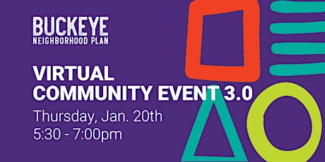 Buckeye Neighborhood Plan | Community Event 3.0 tickets