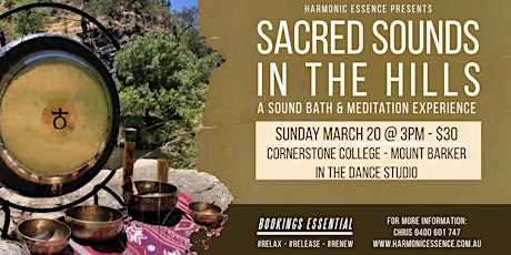 Sacred Sounds In The Hills - Sound Bath & Meditation Journey tickets