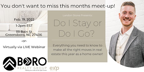 February Meet-Up with Boro Realty Group | eXp Realty tickets
