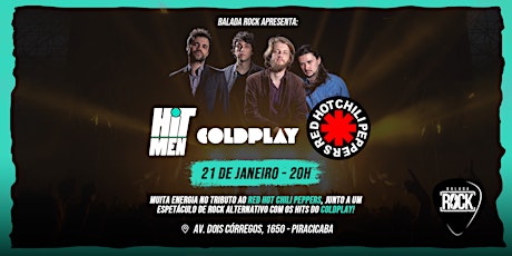 Imagem principal do evento Balada Rock Apresenta: Especial Red Hot Chili Peppers & Coldplay (Hitmen)