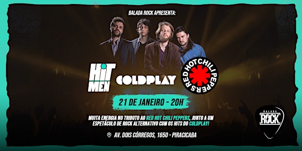 Balada Rock Apresenta: Especial Red Hot Chili Peppers & Coldplay (Hitmen)