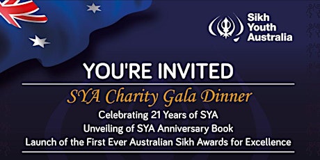 SYA Charity Gala Dinner tickets
