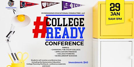 #COLLEGEREADY Conference tickets
