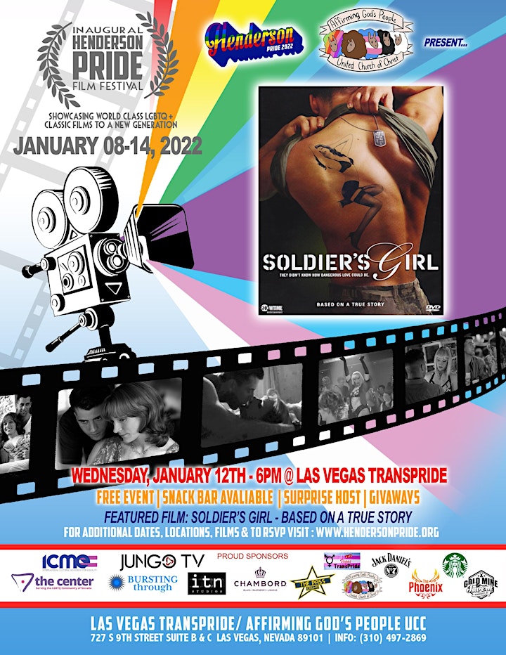 
		Inaugural Henderson Pride Film Festival  | January 08th -14th, 2022 image
