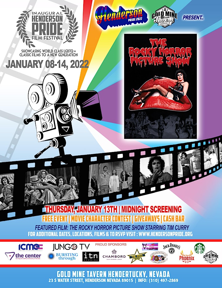 
		Inaugural Henderson Pride Film Festival  | January 08th -14th, 2022 image
