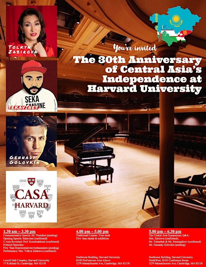 
		The 30th Anniversary of Central Asia’s Independence at  Harvard University image
