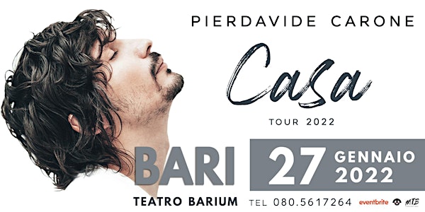 PIERDAVIDE CARONE "CASA" Tour 2022
