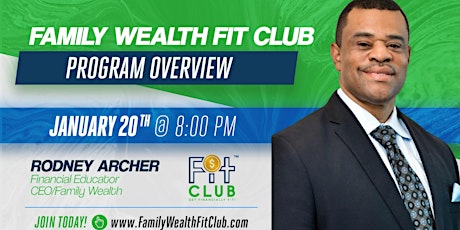 Family Wealth Fit Club Program Overview tickets