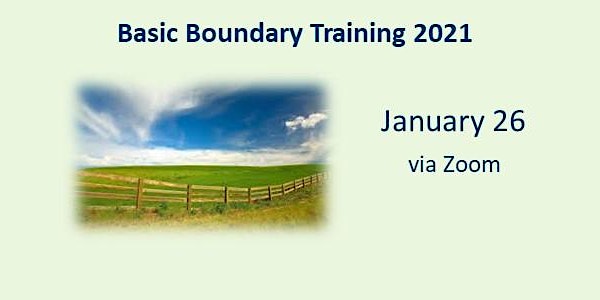 Basic Boundary Training - January 26, 2022
