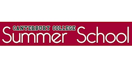 Canterbury College Summer School 2016 primary image