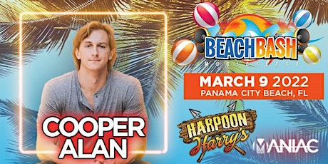 Cooper Alan Live:  March 9th:  Panama City Beach tickets