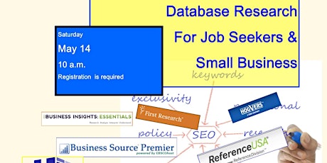 Database Research for Job Seekers & Small Business primary image