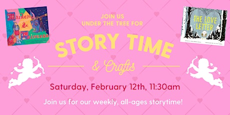 Saturday Storytime and Valentine-Making tickets