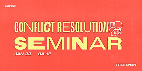 Conflict Resolution Seminar