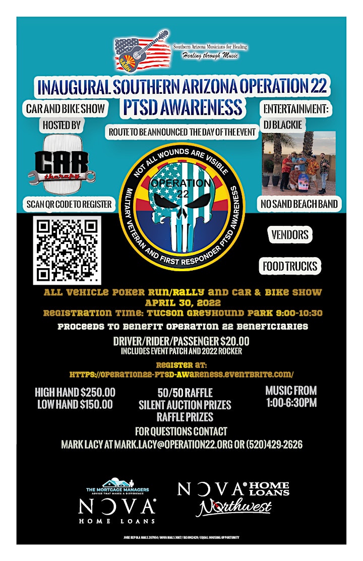 Southern Arizona Operation 22 - PTSD Awareness Poker Run/Rally image