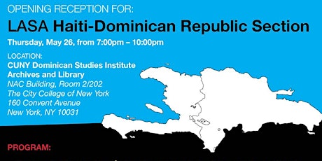 Opening Reception: LASA Haiti-Dominican Republic Section primary image