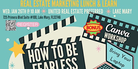 How to Be Fearless on Video w/ BONUS Canva Workshop tickets
