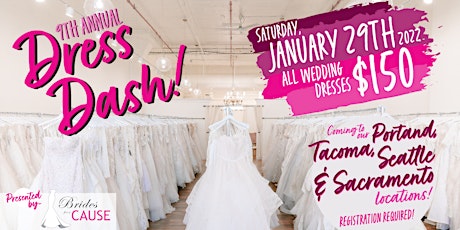 Hauptbild für Brides for a Cause "Dress Dash" Seattle - January 29, 2022