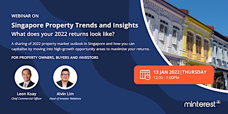 Singapore Property Trends & Insights -How will your 2022 returns look like? primary image