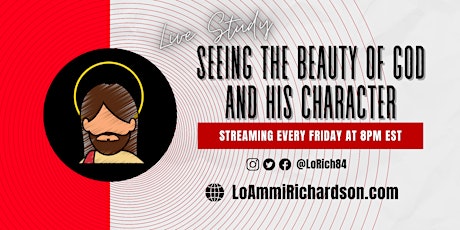 Live Study | Seeing the Beauty of God and His Character tickets