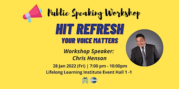 Public Speaking Workshop - Hit Refresh