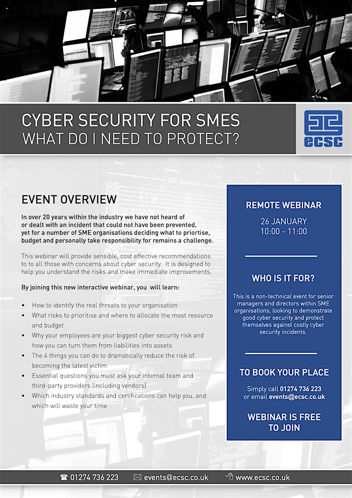 Cyber Security for SMEs - What do I need to protect? image