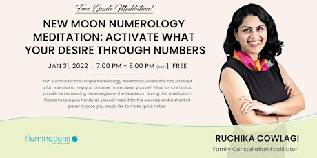 New Moon Numerology Meditation: Activate What Your Desire Through Numbers tickets