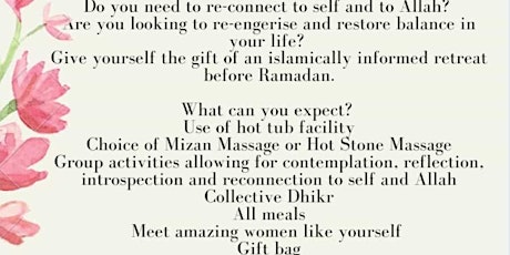 Islamically-informed spiritual retreat for Muslim women tickets