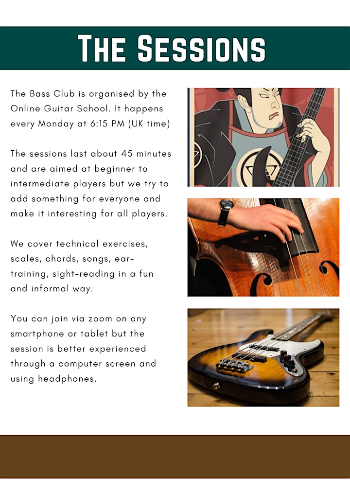 Bass  Club - Free Bass Guitar Workout image