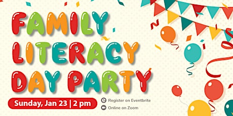 Virtual Family Literacy Day Party! tickets
