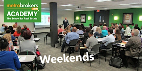 Real Estate Pre-License Class -LIVE/In-Person WEEKEND Class(Marcus Patton) tickets