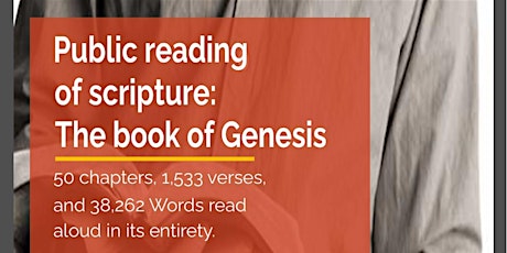 Public Reading of Scripture - The Book of Genesis tickets